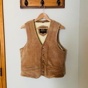 Adler Leather Suede Warm Vest